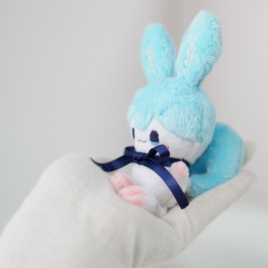 【完売】ハンドメイド妖精ずんだもんぬいぐるみ 41(水色)