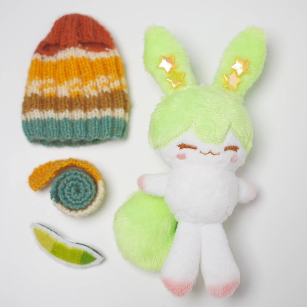 【12月2日まで抽選】ハンドメイド妖精ずんだもんぬいぐるみ 42(通常色・おもはゆ)