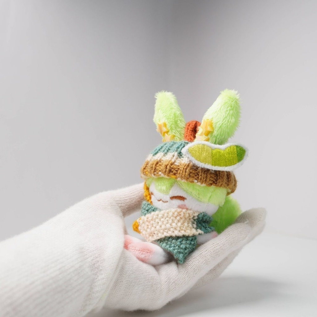 【12月2日まで抽選】ハンドメイド妖精ずんだもんぬいぐるみ 42(通常色・おもはゆ)