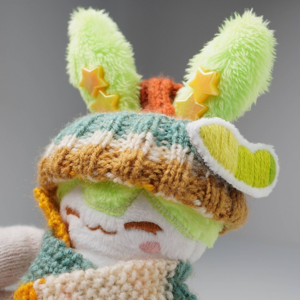 【12月2日まで抽選】ハンドメイド妖精ずんだもんぬいぐるみ 42(通常色・おもはゆ)