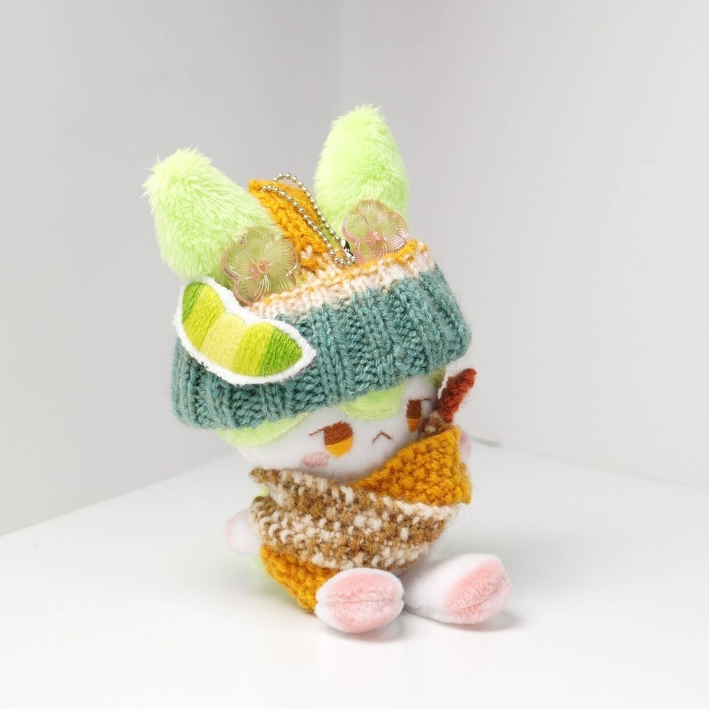 【12月2日まで抽選】ハンドメイド妖精ずんだもんぬいぐるみ 43(通常色・しょぼしょぼ))