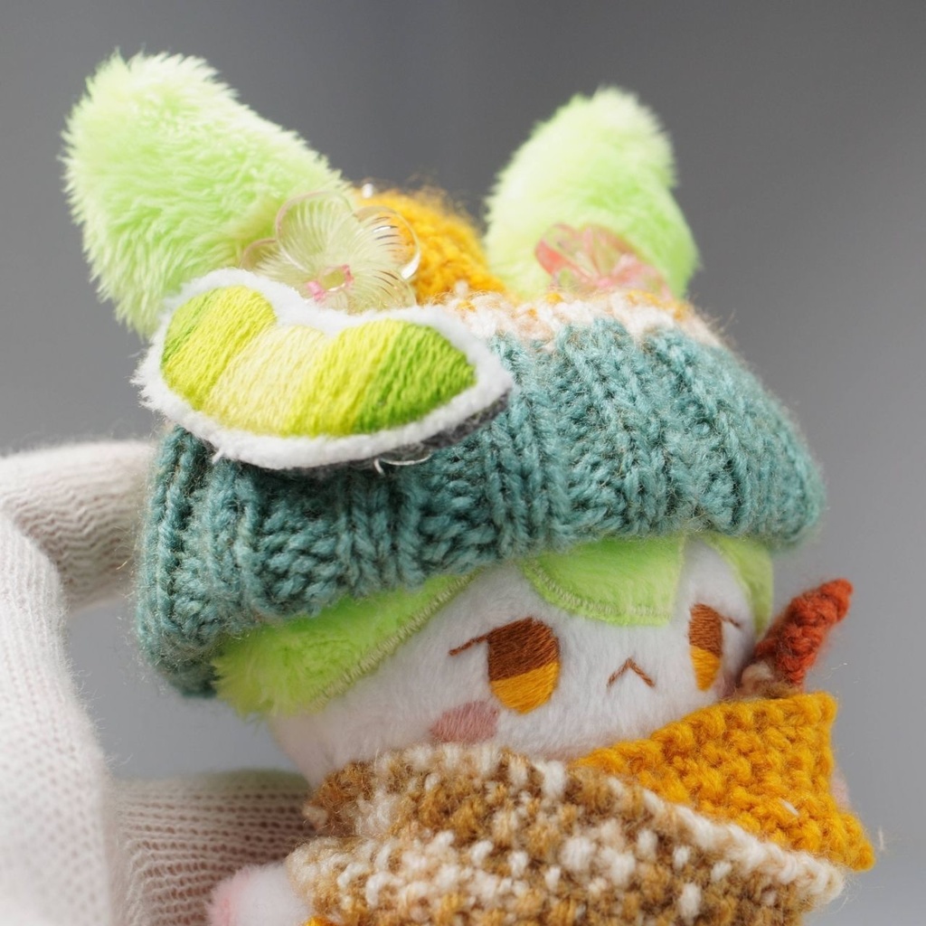 【12月2日まで抽選】ハンドメイド妖精ずんだもんぬいぐるみ 43(通常色・しょぼしょぼ))