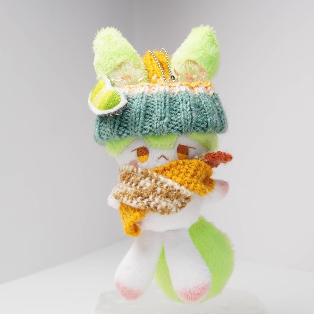 【12月2日まで抽選】ハンドメイド妖精ずんだもんぬいぐるみ 43(通常色・しょぼしょぼ))