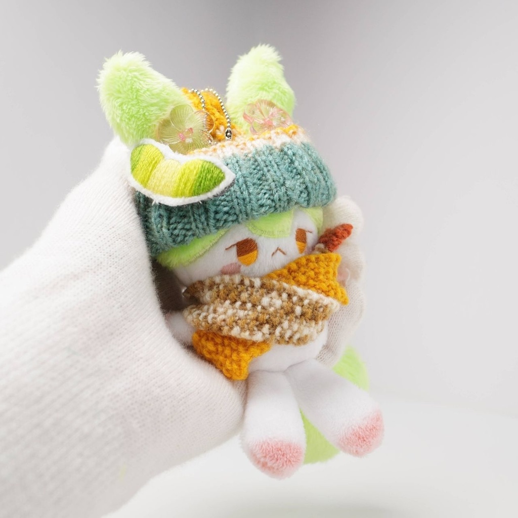 【12月2日まで抽選】ハンドメイド妖精ずんだもんぬいぐるみ 43(通常色・しょぼしょぼ))