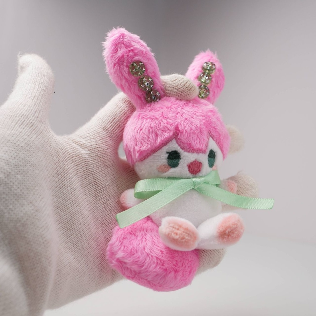 【12月2日まで抽選】ハンドメイド妖精ずんだもんぬいぐるみ 45(ピンク)