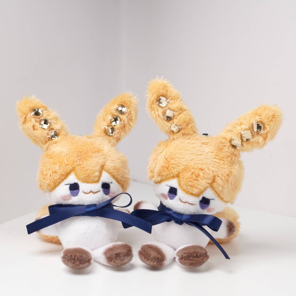 【12月2日まで抽選】ハンドメイド妖精ずんだもんぬいぐるみ 46, 47(きな粉色)