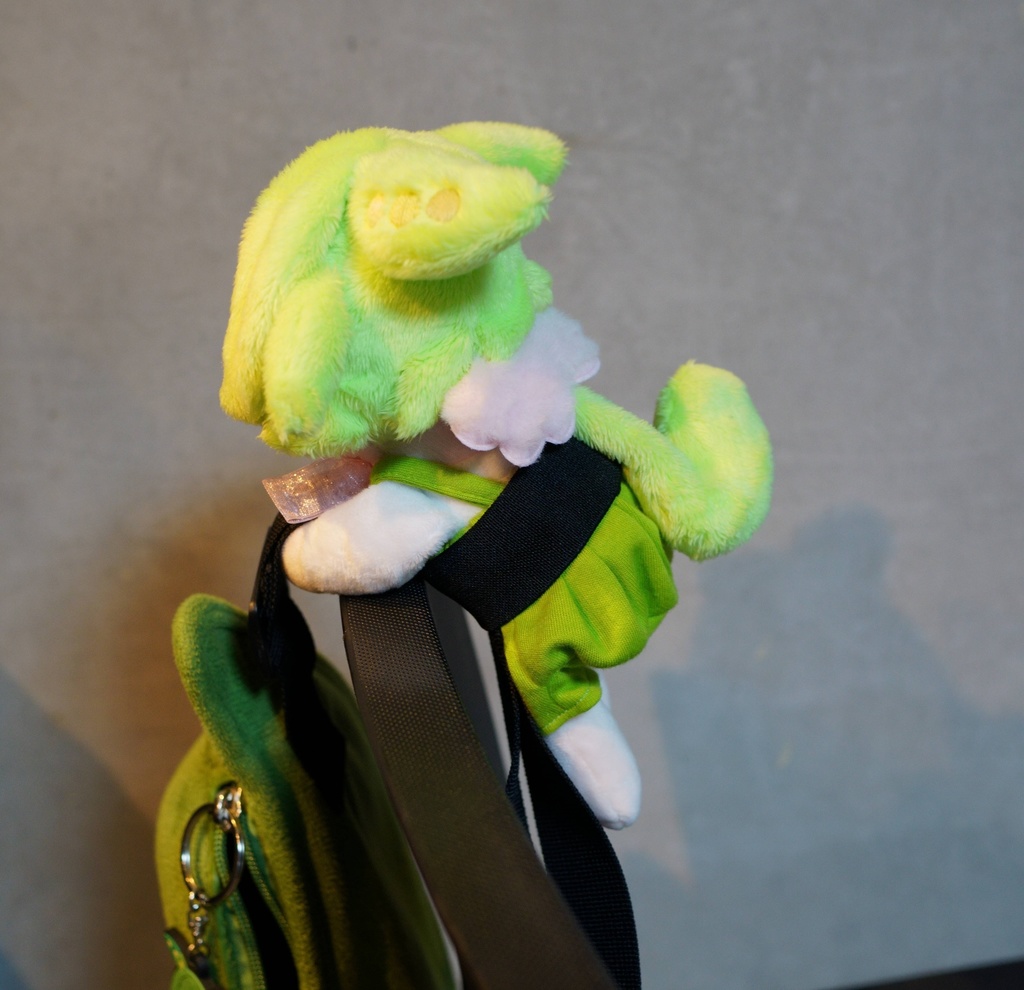 【1月17日まで抽選】【ねそべり / おすわり / ひっつき】ハンドメイド3wayずんだもんぬいぐるみ(ずんだもん 27)