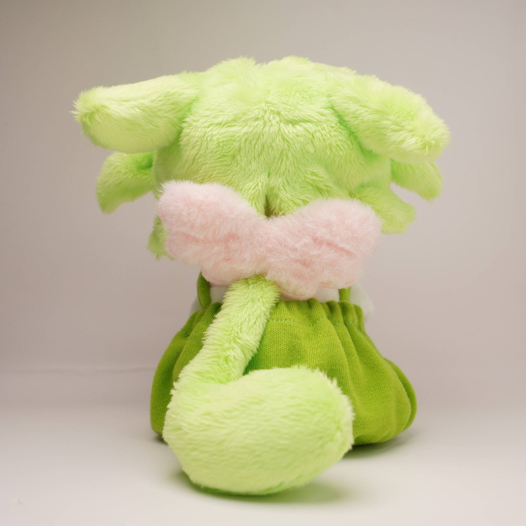 【1月17日まで抽選】【ねそべり / おすわり / ひっつき】ハンドメイド3wayずんだもんぬいぐるみ(ずんだもん 27)