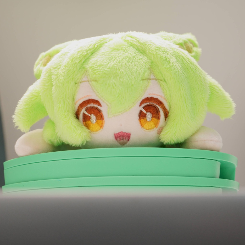 【1月17日まで抽選】【ねそべり / おすわり / ひっつき】ハンドメイド3wayずんだもんぬいぐるみ(ずんだもん 27)