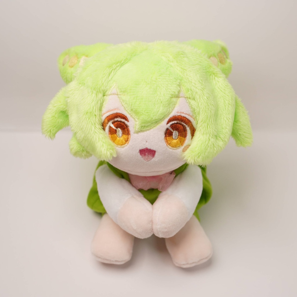 【1月17日まで抽選】【ねそべり / おすわり / ひっつき】ハンドメイド3wayずんだもんぬいぐるみ(ずんだもん 27)