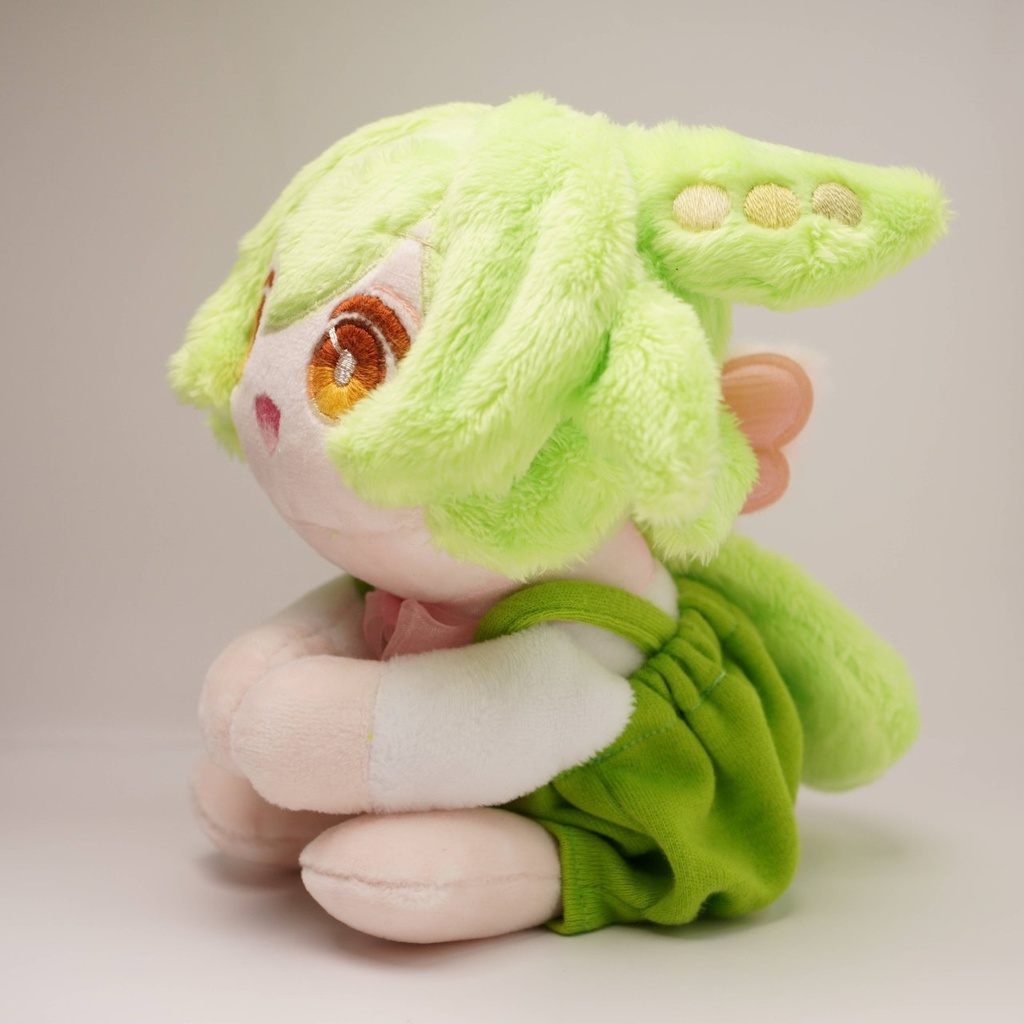 【1月17日まで抽選】【ねそべり / おすわり / ひっつき】ハンドメイド3wayずんだもんぬいぐるみ(ずんだもん 27)