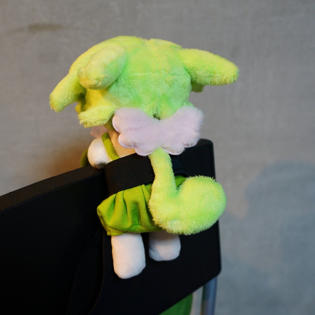 【1月17日まで抽選】【ねそべり / おすわり / ひっつき】ハンドメイド3wayずんだもんぬいぐるみ(ずんだもん 27)