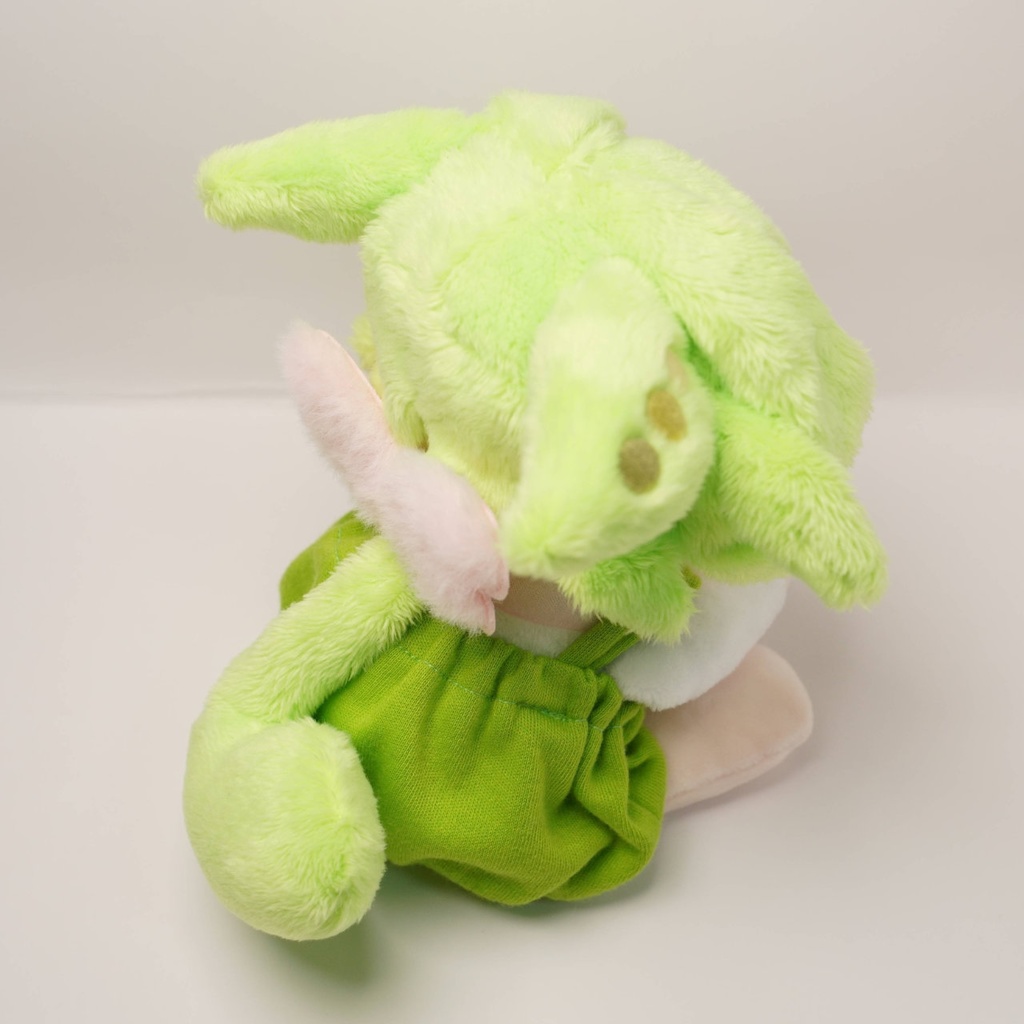 【1月17日まで抽選】【ねそべり / おすわり / ひっつき】ハンドメイド3wayずんだもんぬいぐるみ(ずんだもん 27)