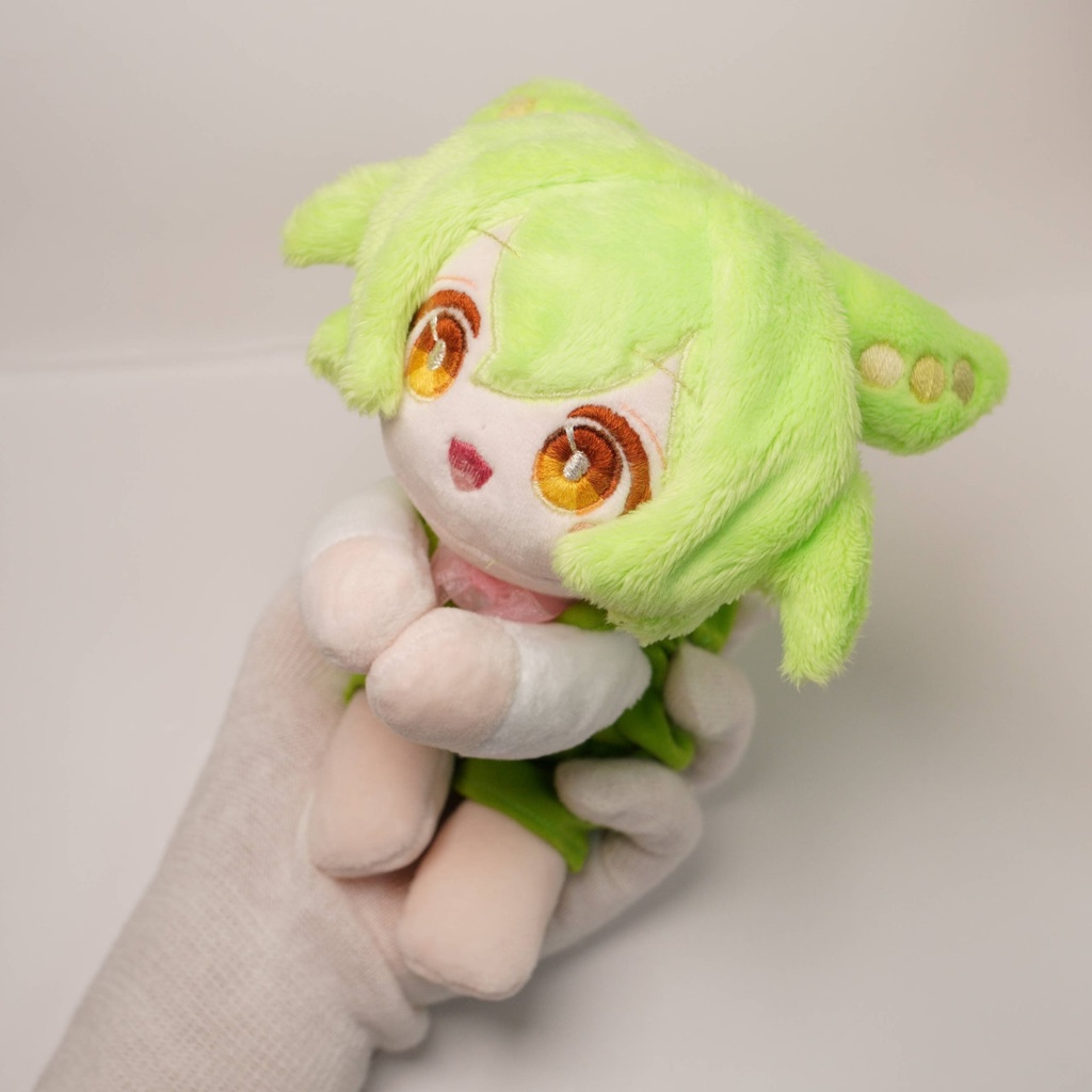 【1月17日まで抽選】【ねそべり / おすわり / ひっつき】ハンドメイド3wayずんだもんぬいぐるみ(ずんだもん 27)