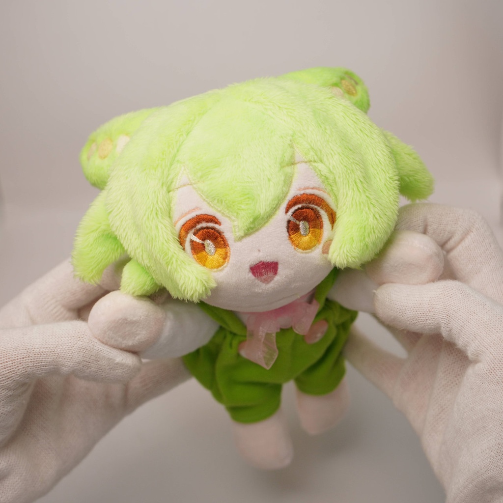 【1月17日まで抽選】【ねそべり / おすわり / ひっつき】ハンドメイド3wayずんだもんぬいぐるみ(ずんだもん 27)