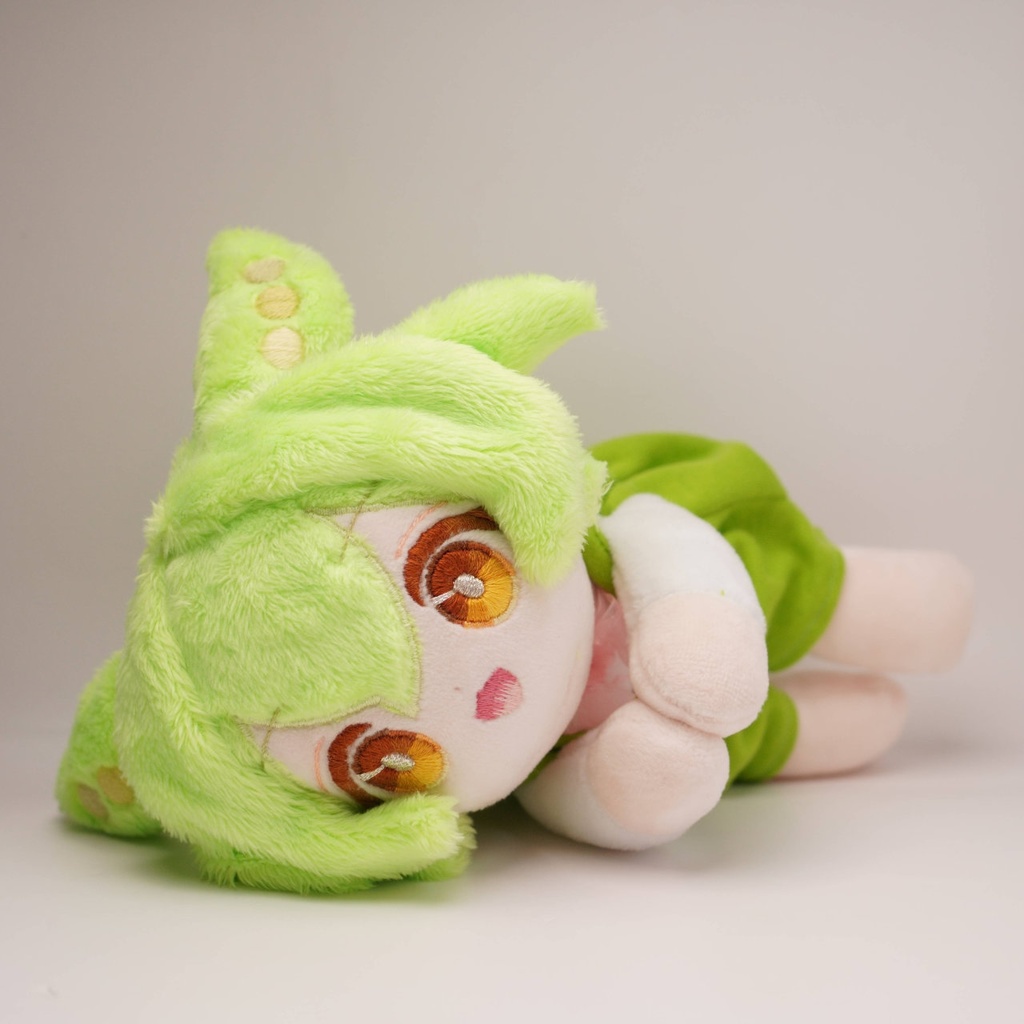 【1月17日まで抽選】【ねそべり / おすわり / ひっつき】ハンドメイド3wayずんだもんぬいぐるみ（ずんだもん 27）