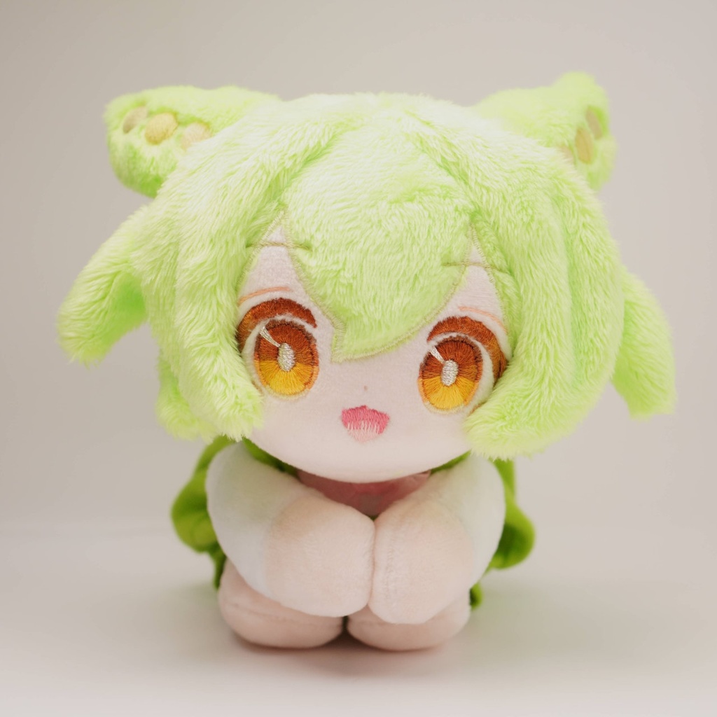 【1月17日まで抽選】【ねそべり / おすわり / ひっつき】ハンドメイド3wayずんだもんぬいぐるみ(ずんだもん 27)