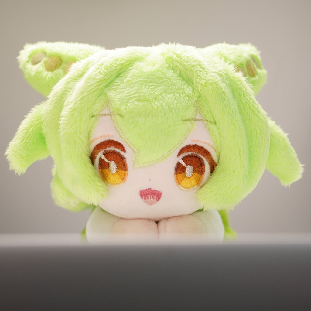 【1月17日まで抽選】【ねそべり / おすわり / ひっつき】ハンドメイド3wayずんだもんぬいぐるみ(ずんだもん 27)