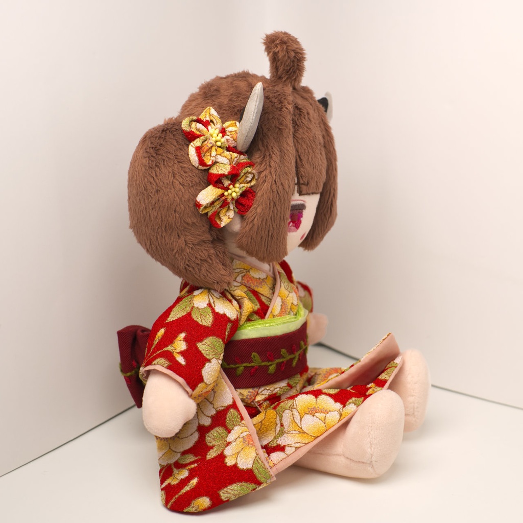 【2/23まで抽選】ハンドメイド和装きりたんぬいぐるみ (東北きりたん 03)