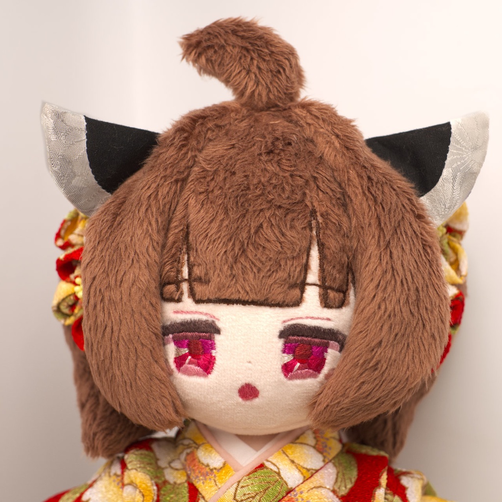 【2/23まで抽選】ハンドメイド和装きりたんぬいぐるみ (東北きりたん 03)