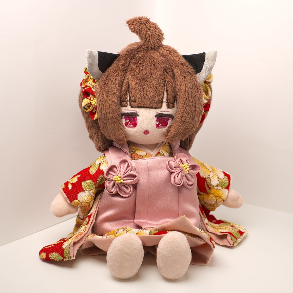 【2/23まで抽選】ハンドメイド和装きりたんぬいぐるみ (東北きりたん 03)