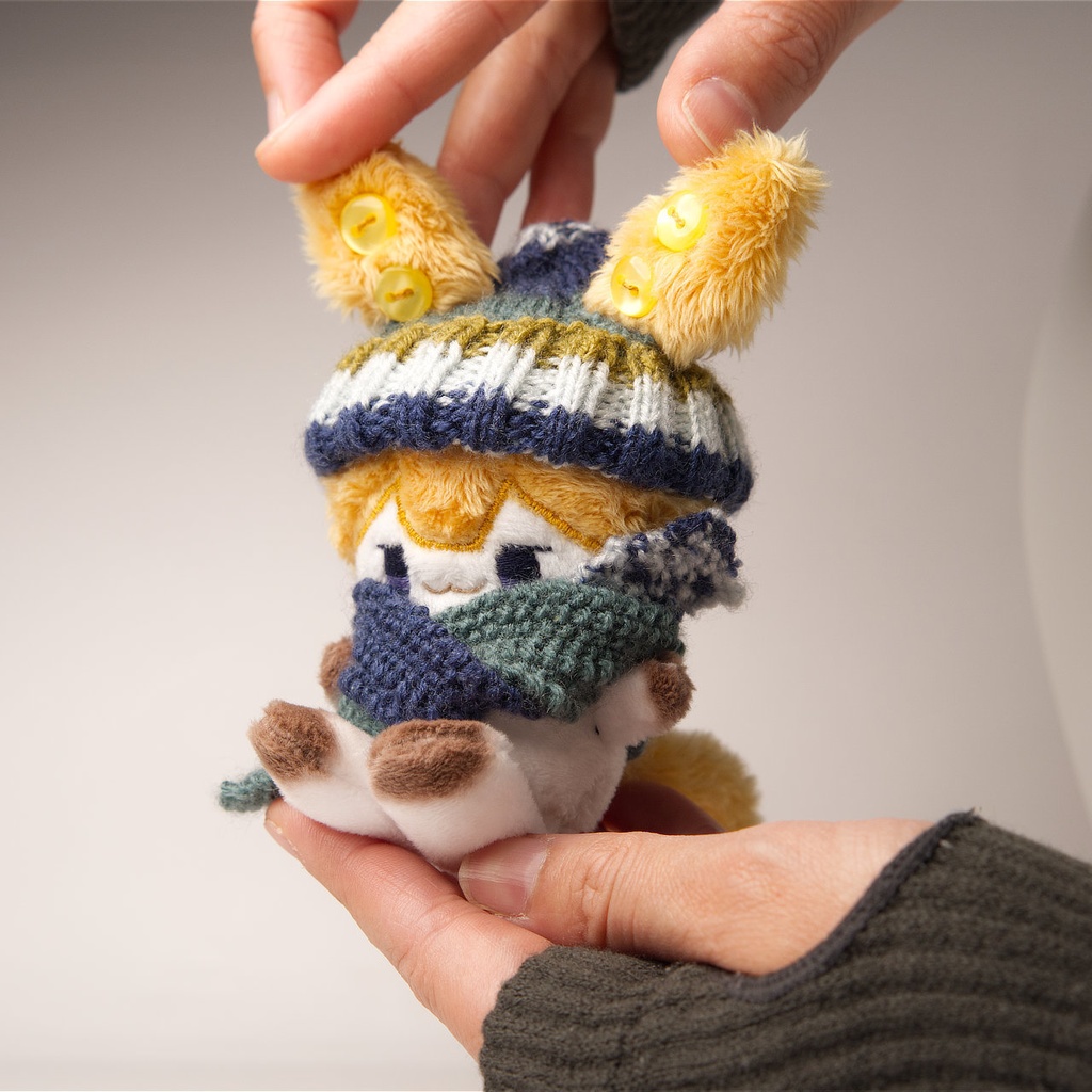 【完売】ハンドメイド妖精ずんだもんぬいぐるみ 48(きな粉色)