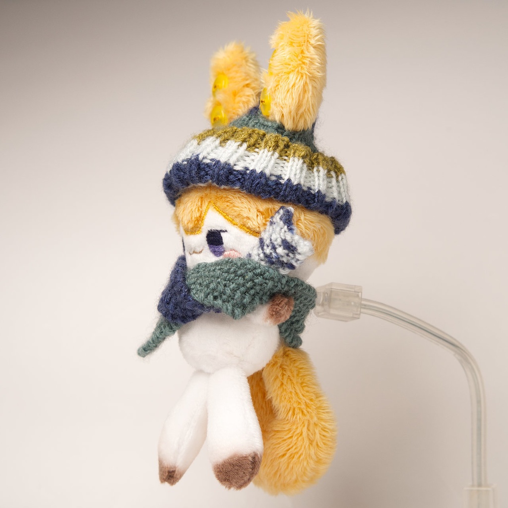 【完売】ハンドメイド妖精ずんだもんぬいぐるみ 48(きな粉色)