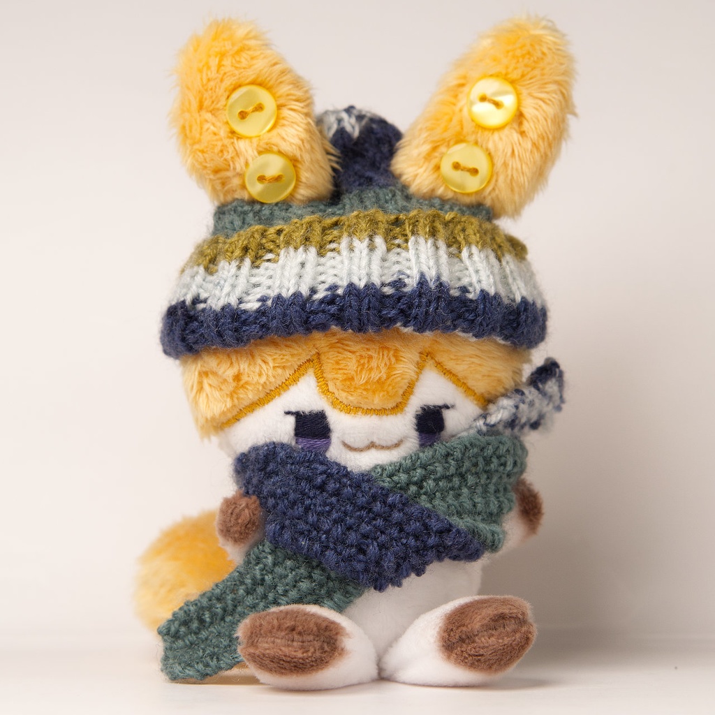 【完売】ハンドメイド妖精ずんだもんぬいぐるみ 48(きな粉色)