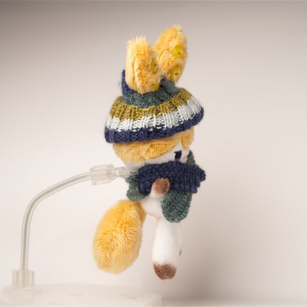 【完売】ハンドメイド妖精ずんだもんぬいぐるみ 48(きな粉色)