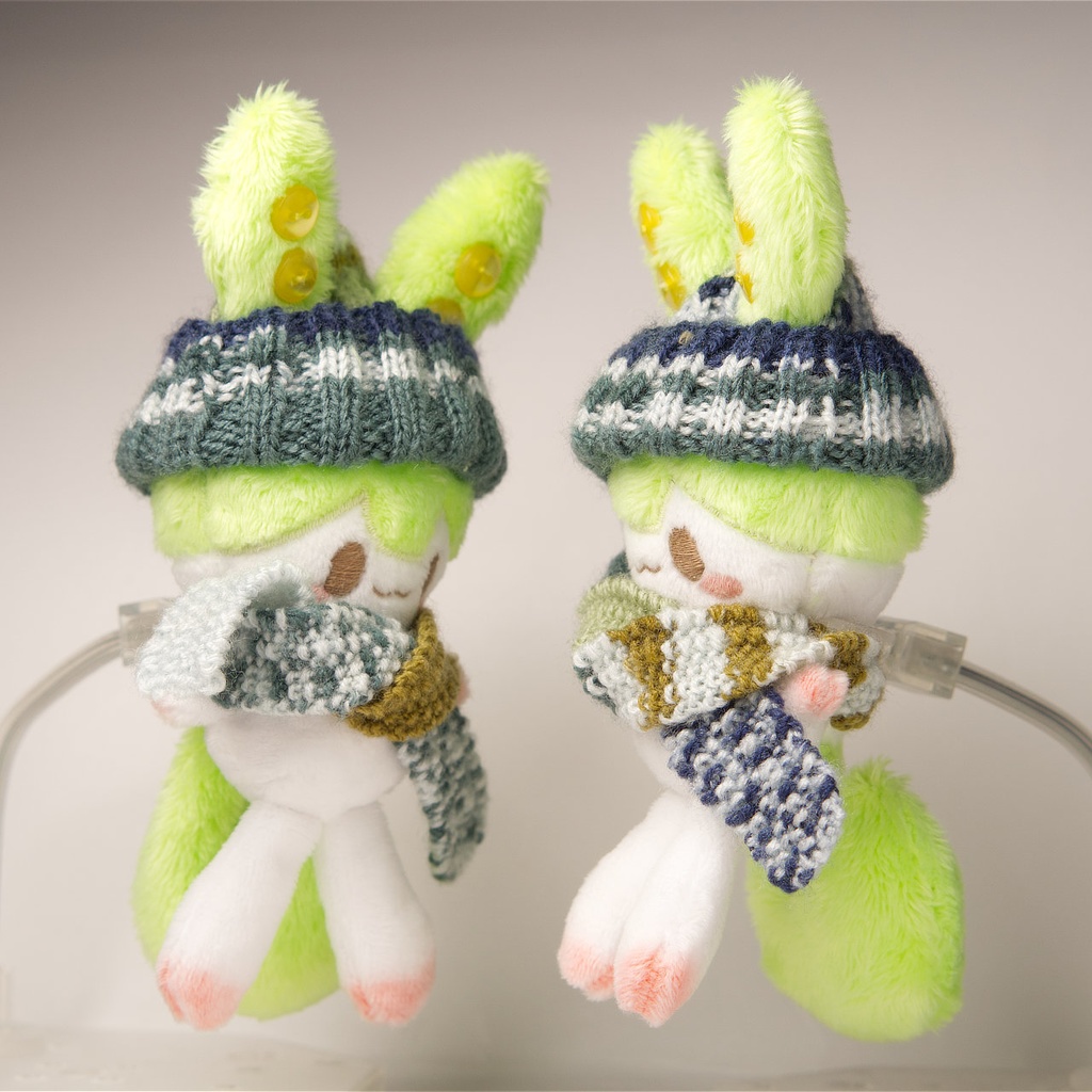 【完売】ハンドメイド妖精ずんだもんぬいぐるみ 50, 51(どちらか1体ランダム)