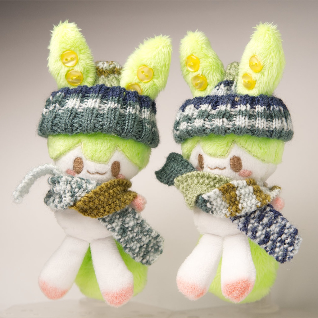 【完売】ハンドメイド妖精ずんだもんぬいぐるみ 50, 51(どちらか1体ランダム)