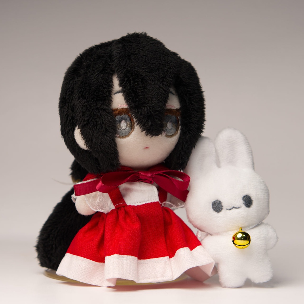 【完売】ハンドメイド中国うさぎぬいぐるみ with いなば【中国うさぎ 01】