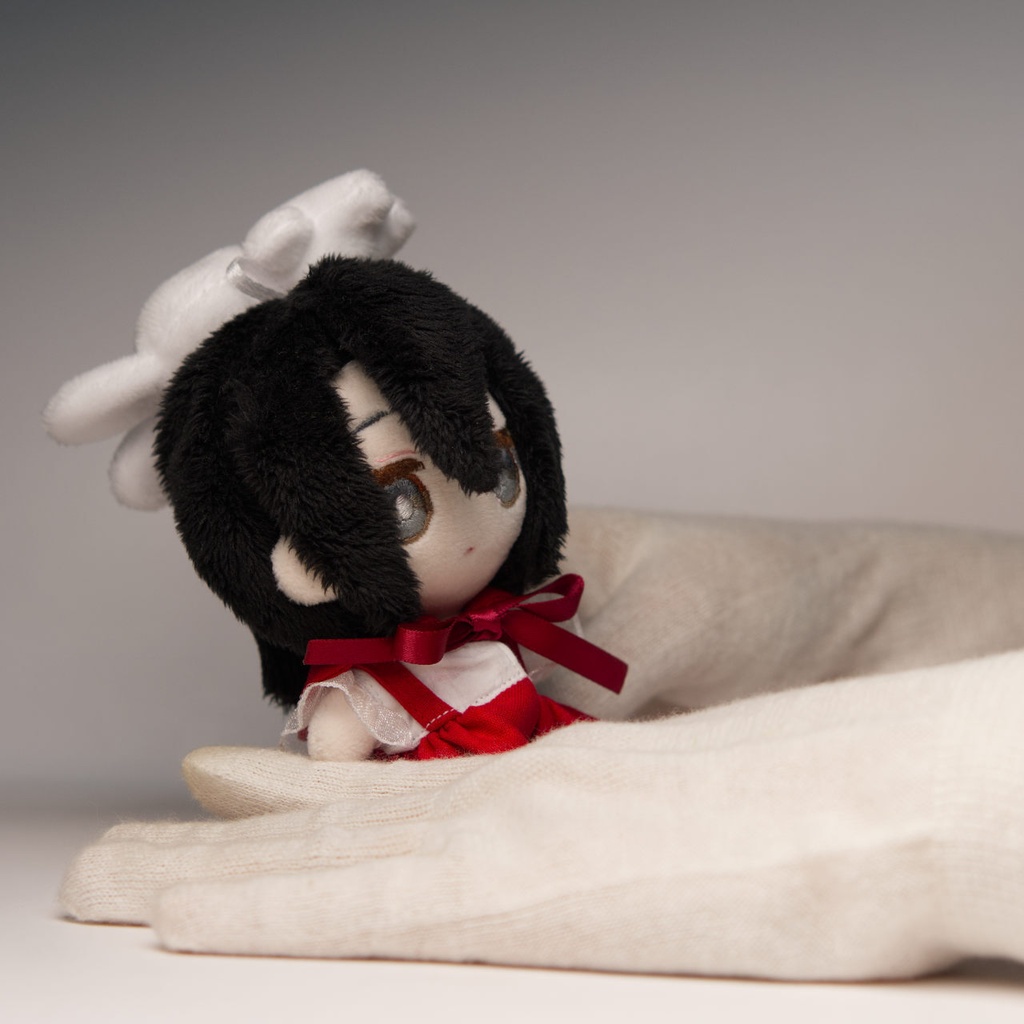 【完売】ハンドメイド中国うさぎぬいぐるみ with いなば【中国うさぎ 01】