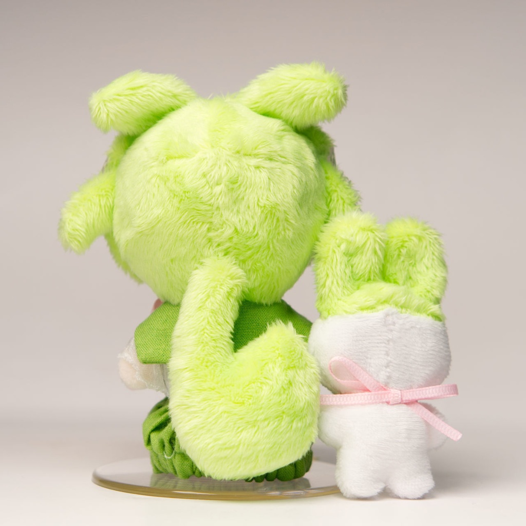 【完売】にぱにぱずんだもんぬいぐるみ with 妖精ずんだもん(?) 【ずんだもん 29】