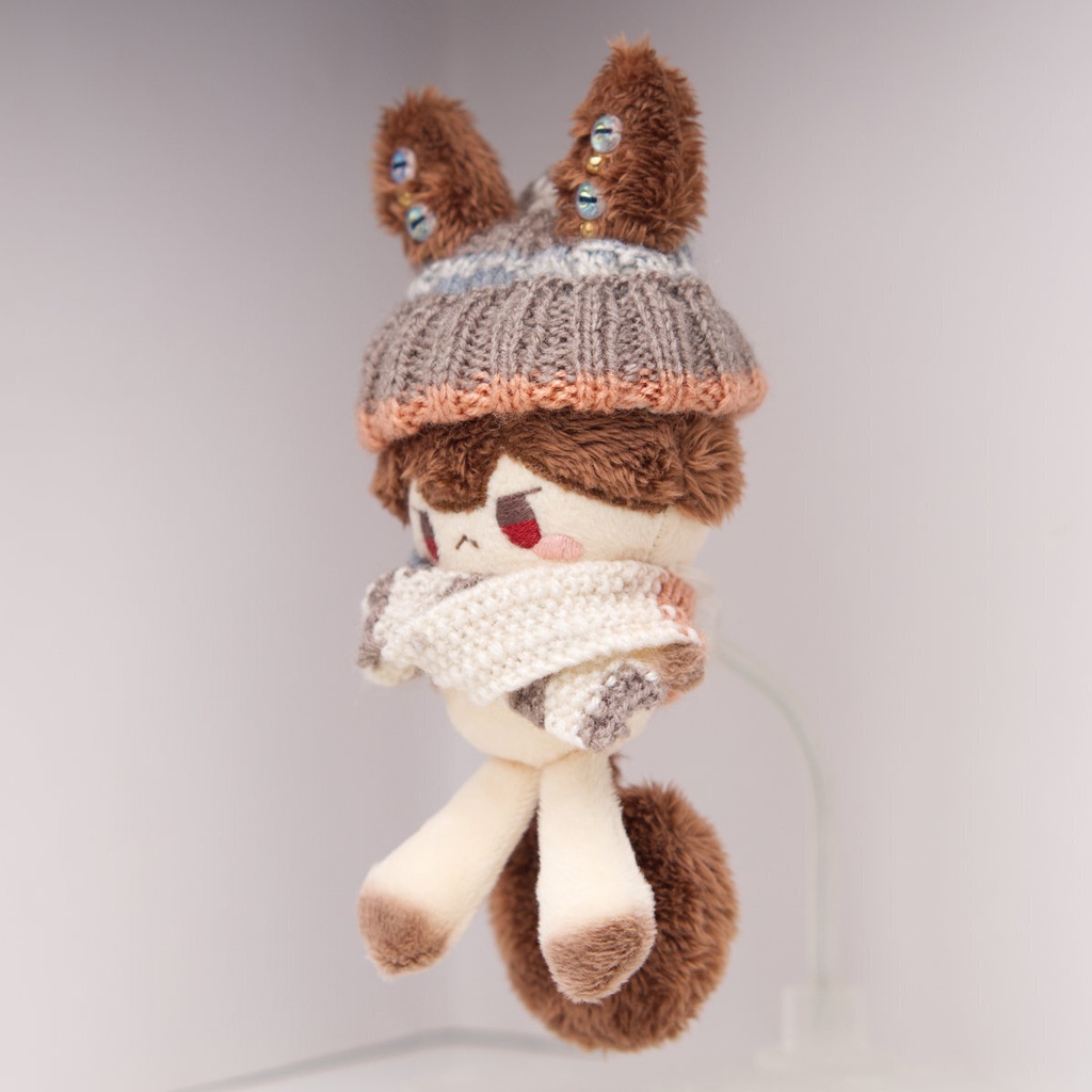 【プレビュー中】ハンドメイド妖精あんこもんぬいぐるみ 65(茶色あんこ)
