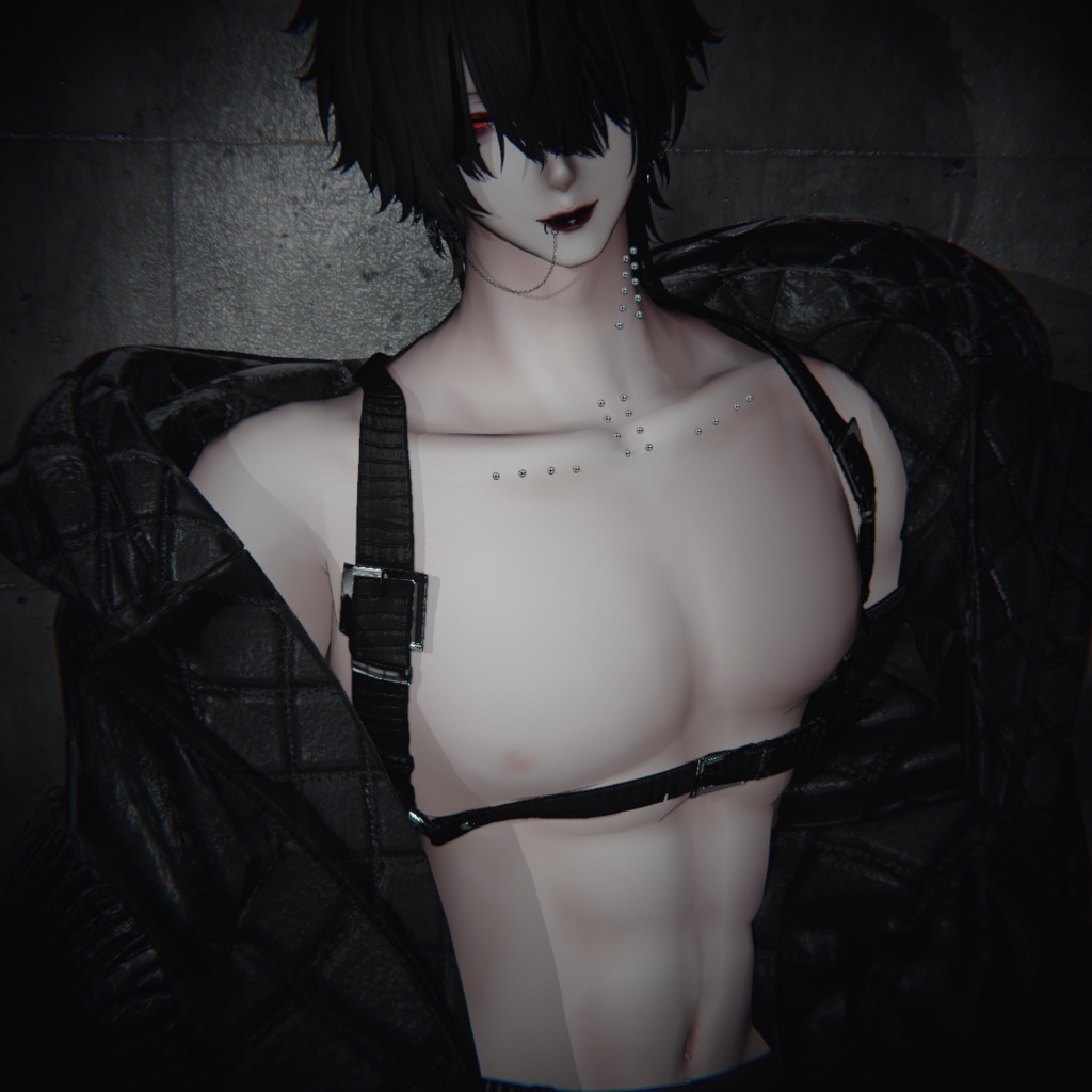 「ModularAvatar対応]7アバター対応 ボディピアス 