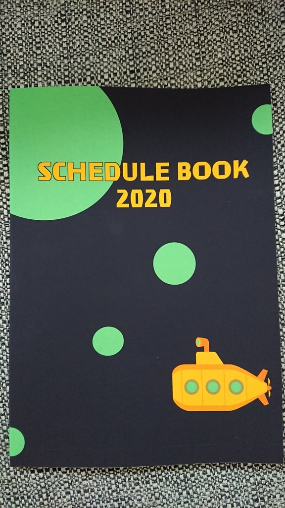 SS入り2020年手帳(ハートの海賊団バージョン)