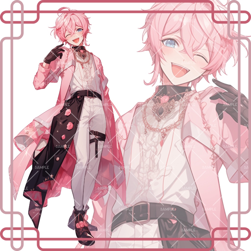 《No.24》立ち絵素材_アイドル_男性