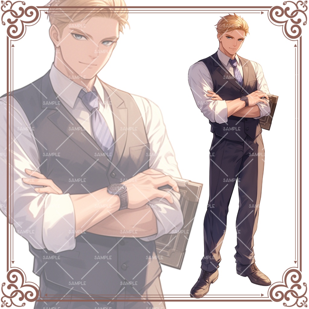 《No.42》立ち絵素材_教師_男性