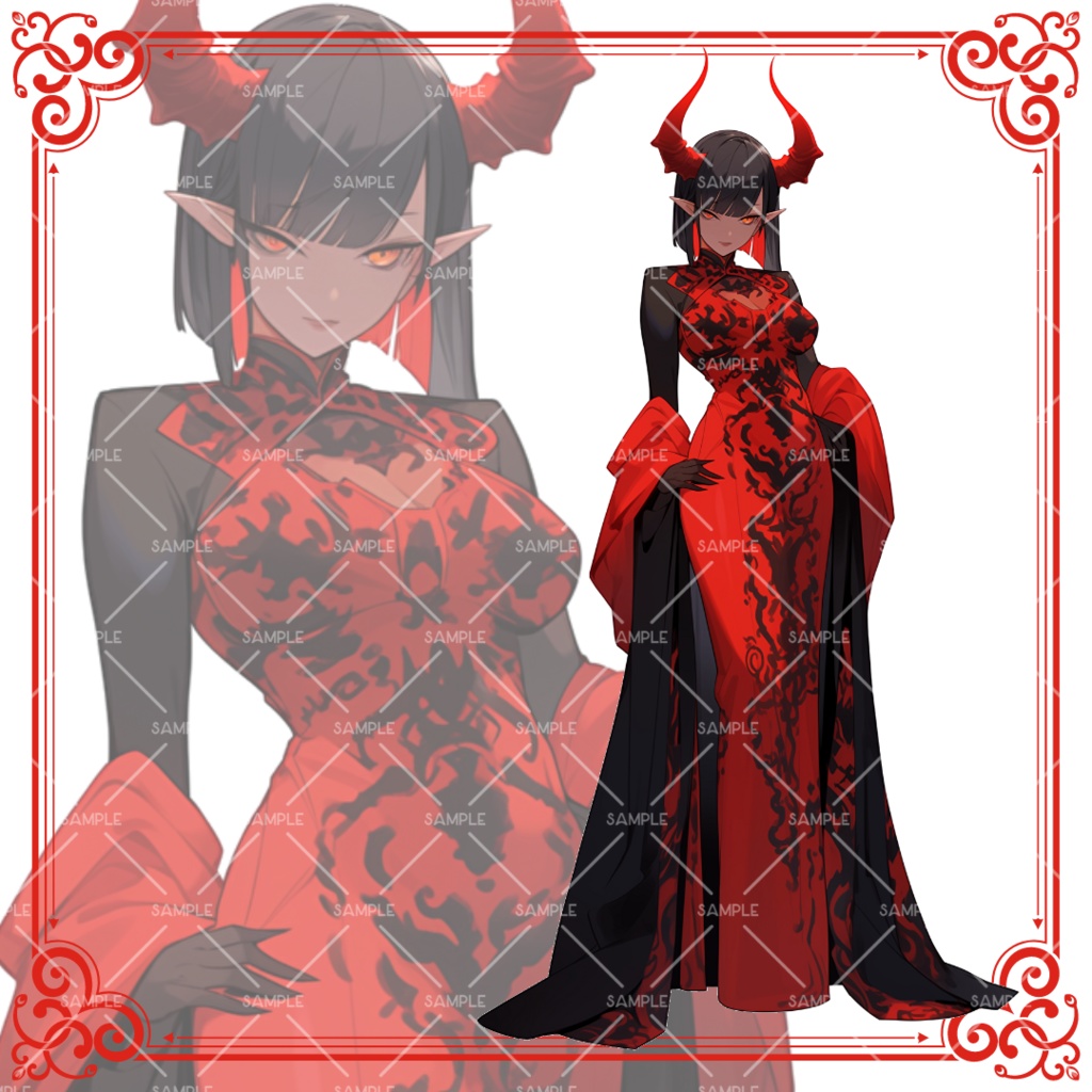 《No.86》立ち絵素材_悪魔_デビル_女性