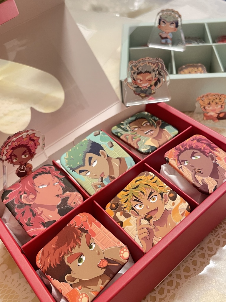 やんき〜ようちえんチョコレート缶バッジ