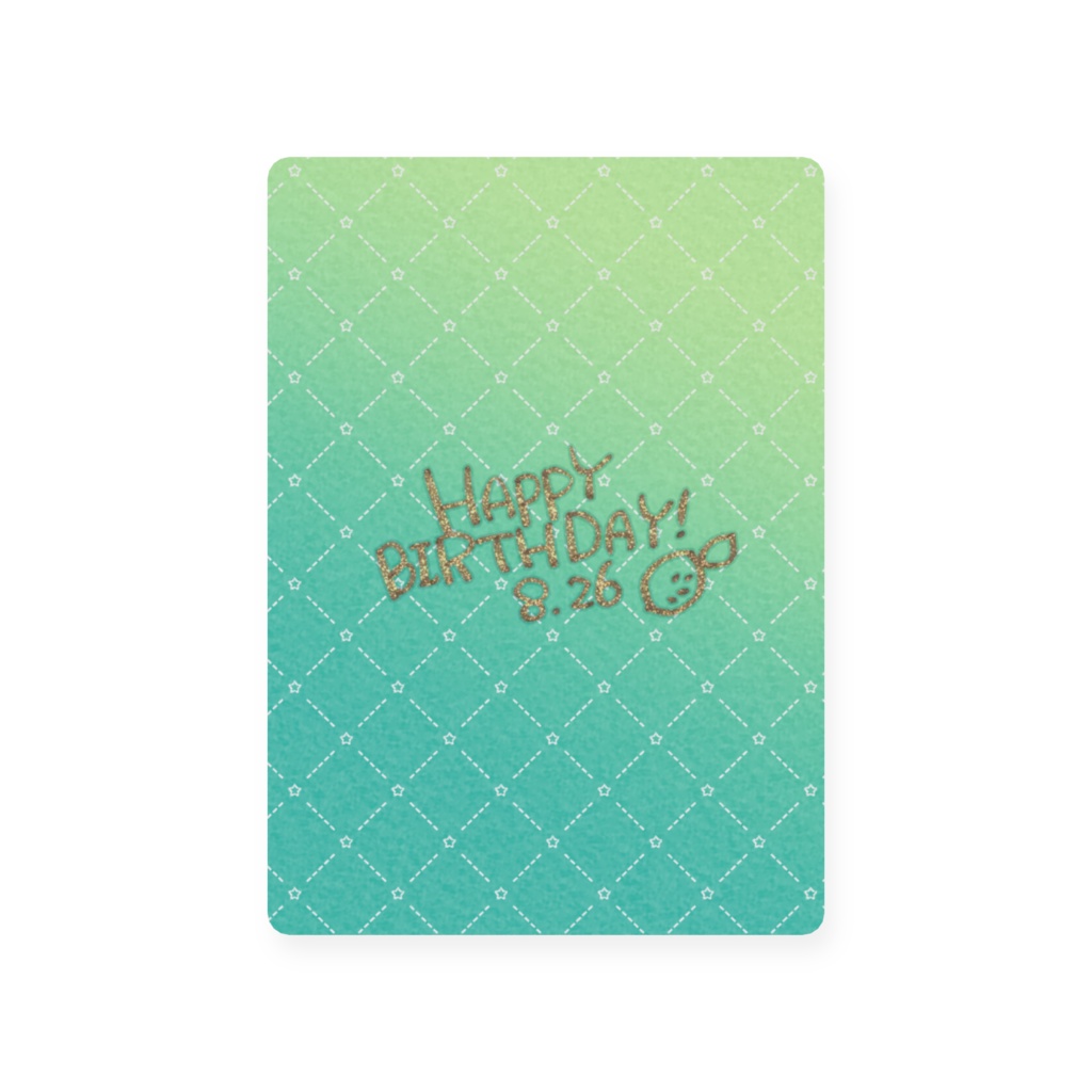 誕生日記念カード