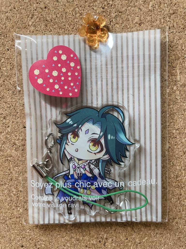 【鍾魈セット】つかまるアクリルキーホルダー