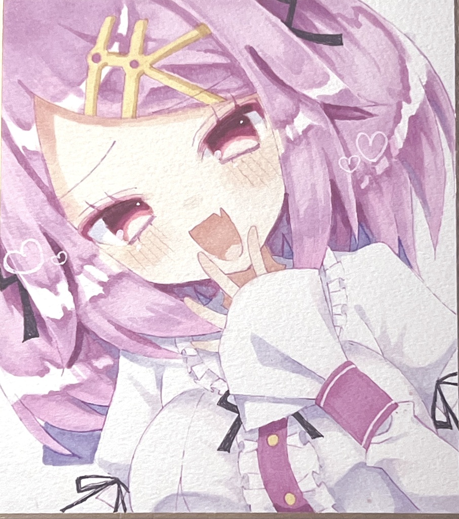 アマトテンシちゃんミニ色紙