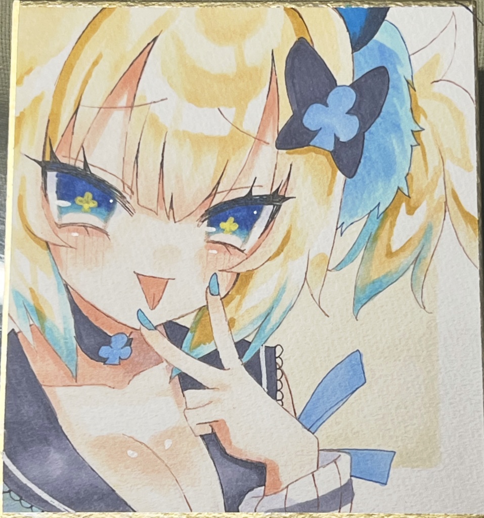 サキュバスギャルパインミニ色紙