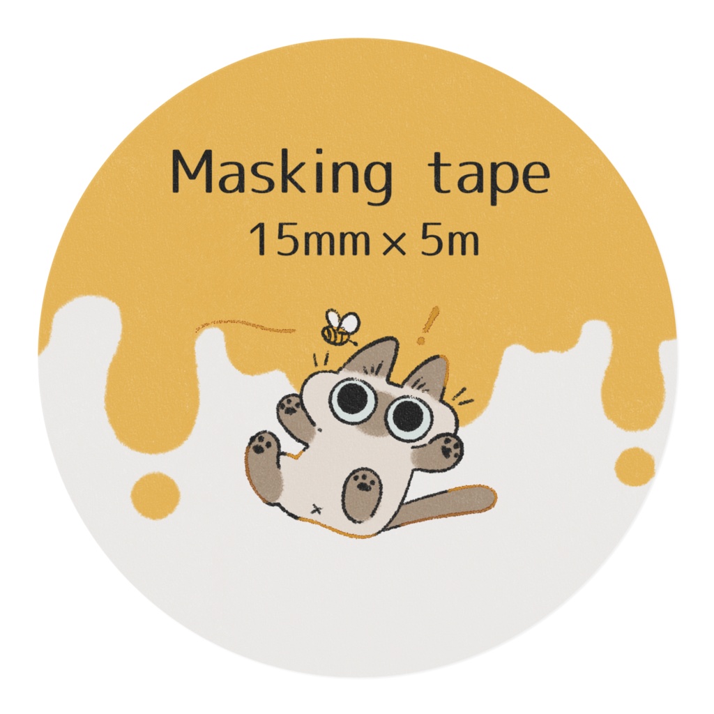 ひっくりあずきさんテープ