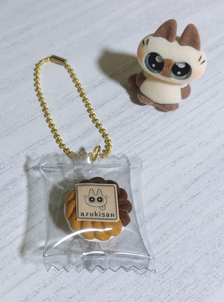 手作りキーホルダー（ドーナツ）