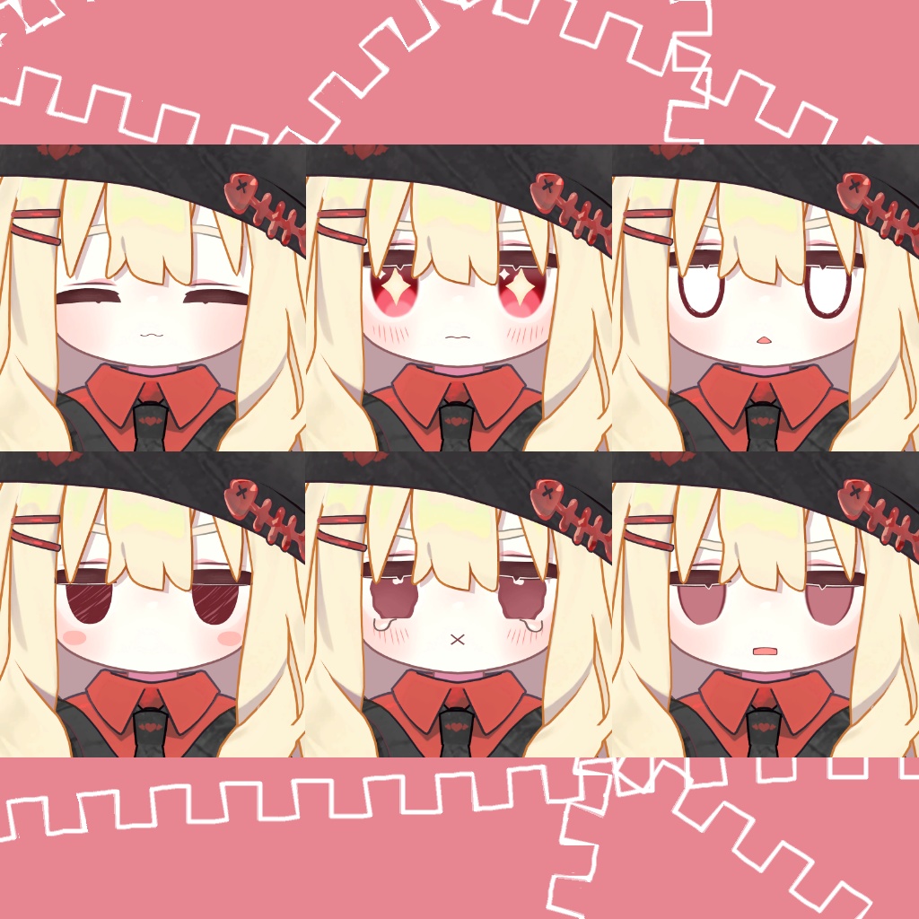 小悪魔テクスチャ (服・髪・目・肌)