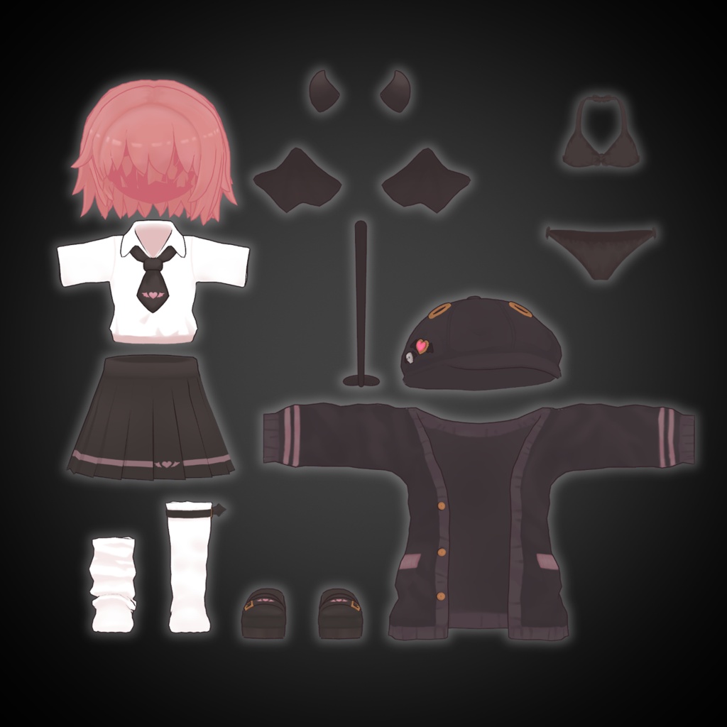 カロル -Karoru- オリジナル3Dモデル