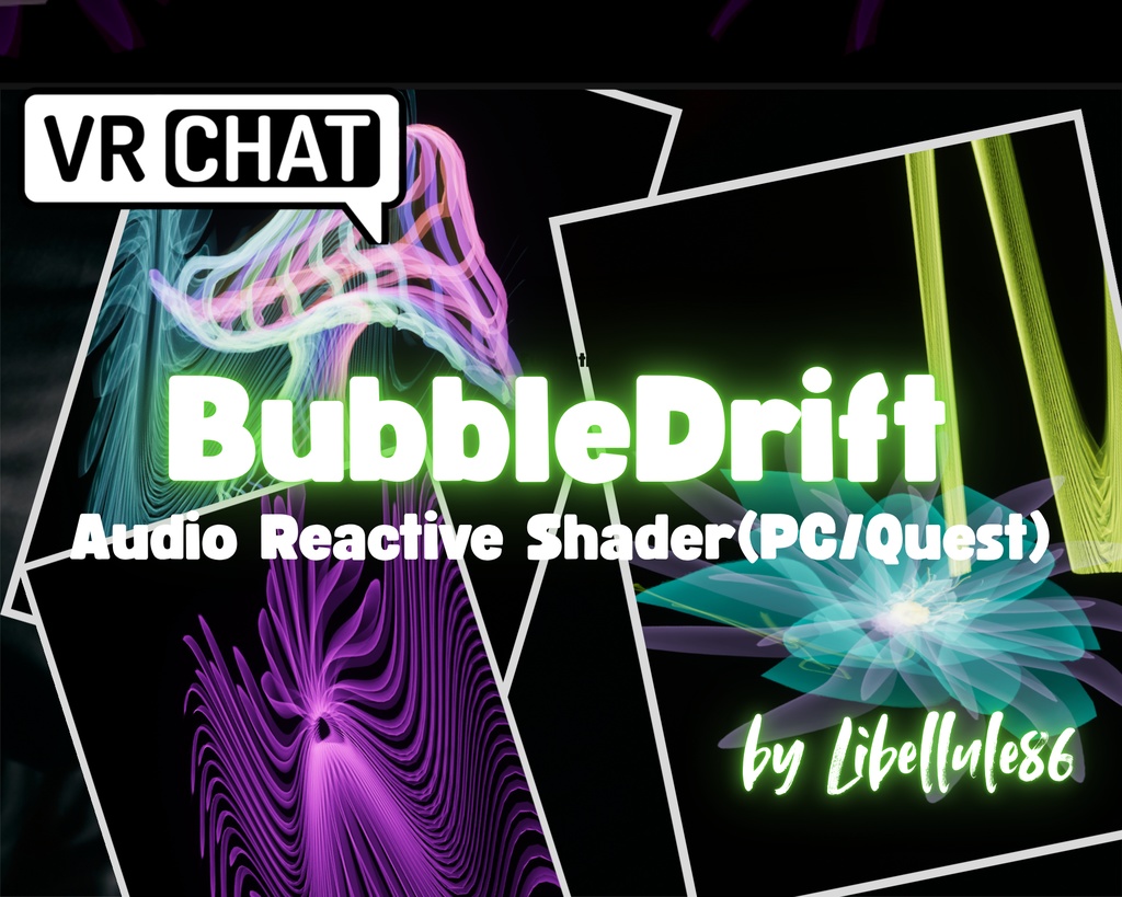 🫧 BubbleDrift — Soft Audio-Reactive Bubble Shader